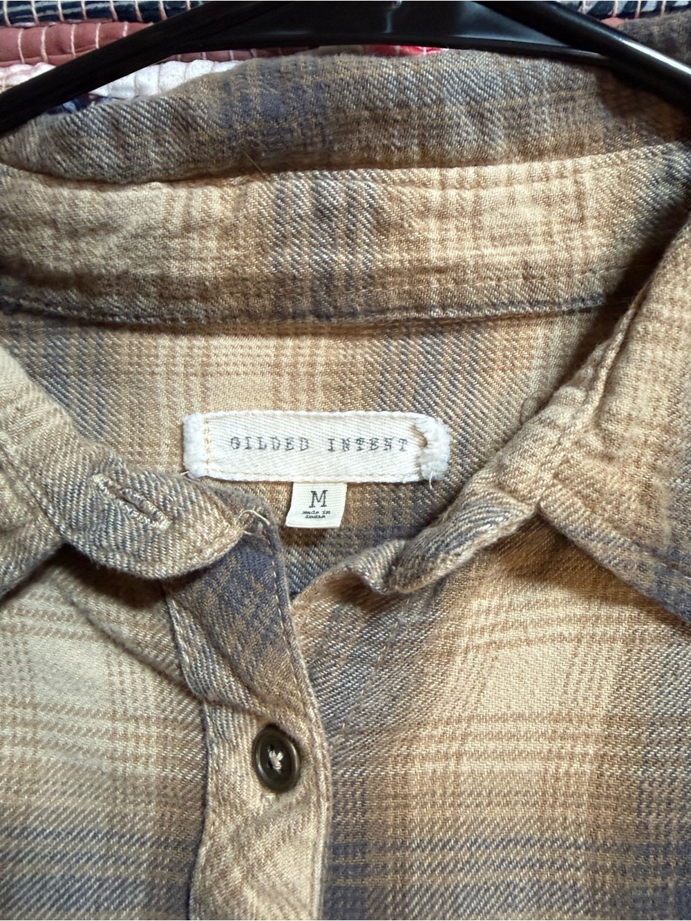 Distressed Gilded Intent flannel - Picture 2 of 4